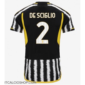 Juventus Mattia De Sciglio #2 Prima Maglia 2023-24 Manica Corta